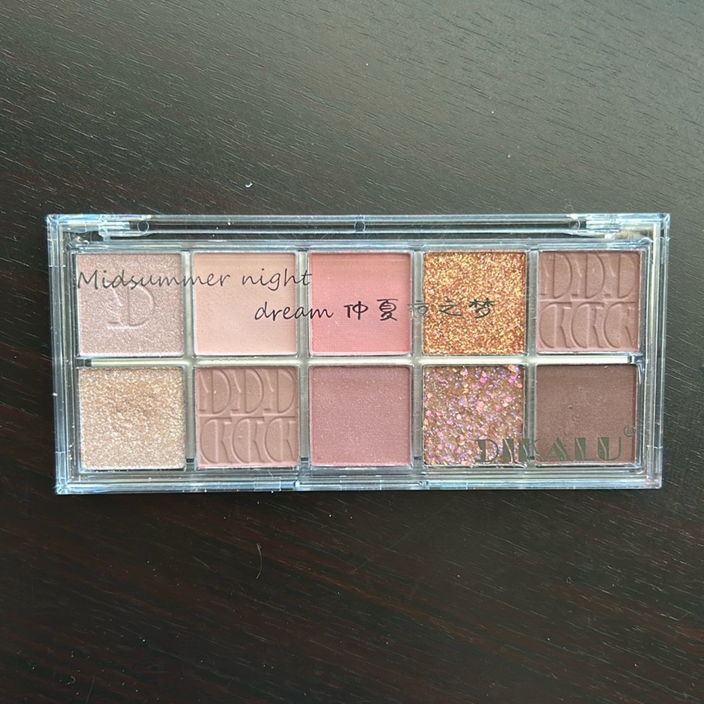 Midsummer Night Dream Eyeshadow Palette - Pink, Gold, Brown